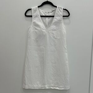 Madewell White Linen Dress XS NWOT